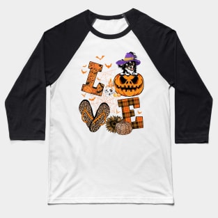 Funny Chihuahua Dog Lover Gift Love Chihuahua Halloween Baseball T-Shirt